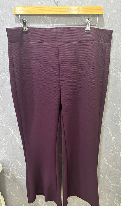 Wine anti-wrinkle bell bottoms – product view