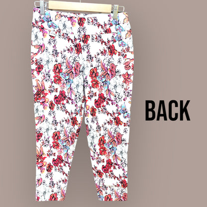 Floral Narrow-fit Pants