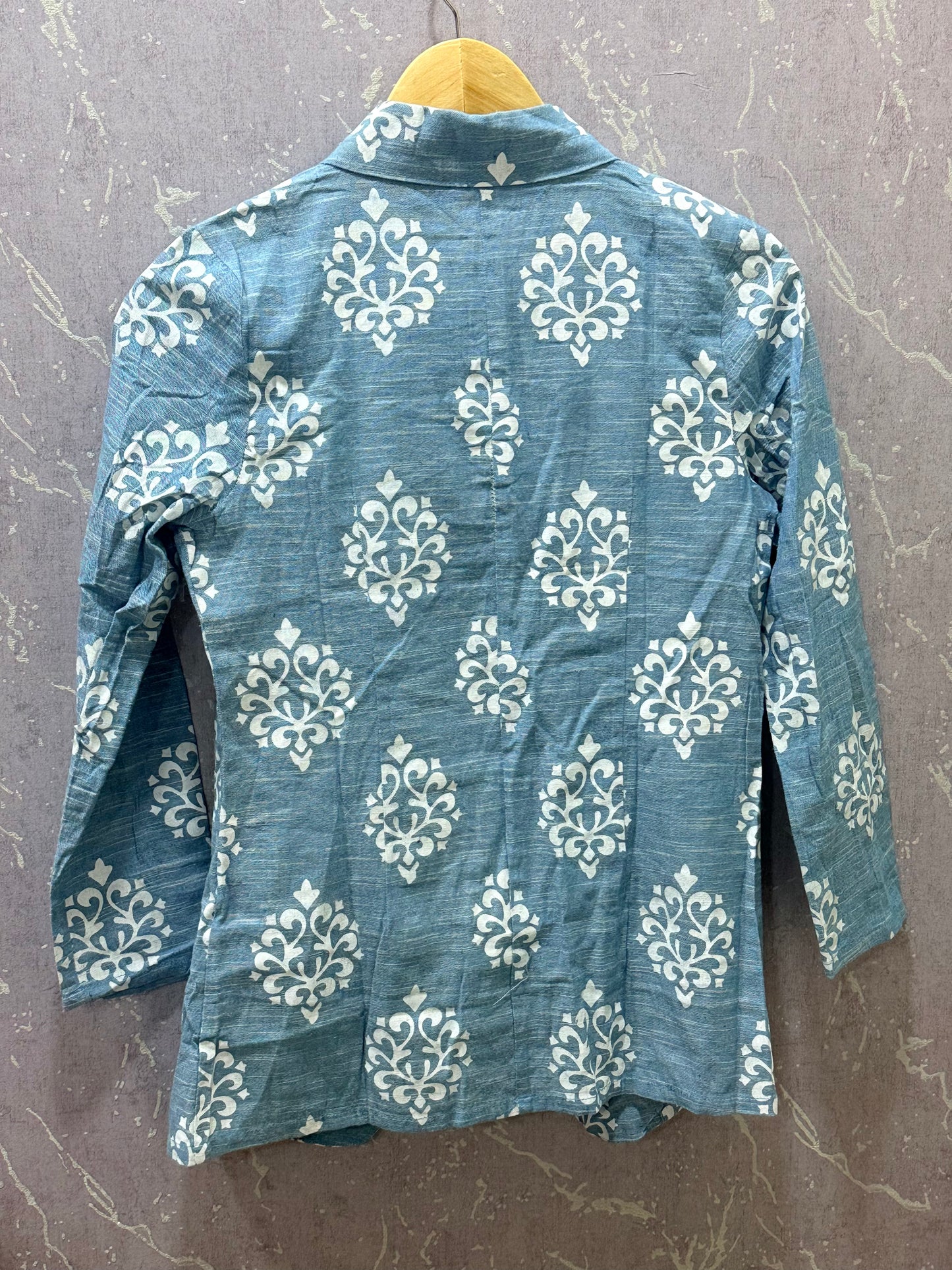 Blue Blazer with Pants Set