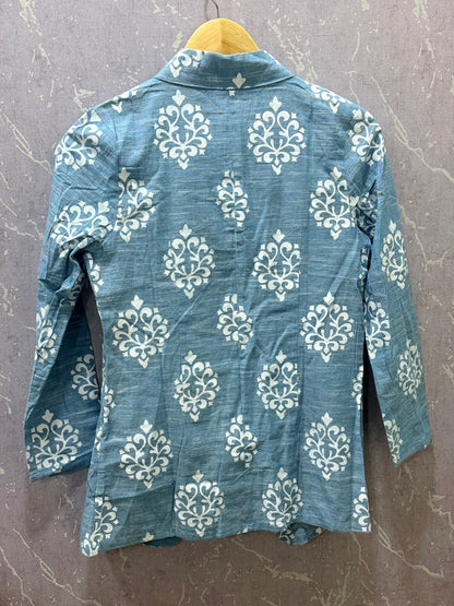 Blue Blazer with Pants Set