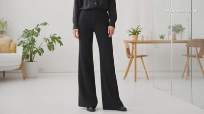 Anti-Wrinkle Olive Bell Bottoms