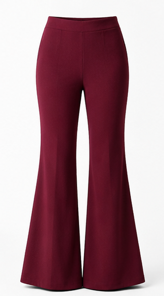 Élan Luxe Bell Bottoms - Wine